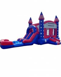 Stars And Stripes Bounce House W/Slide