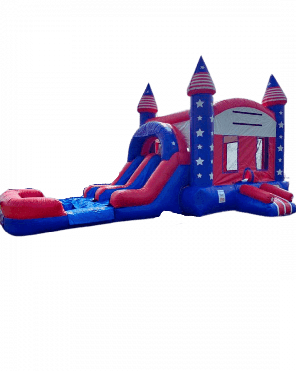 Stars And Stripes Bounce House W/Slide